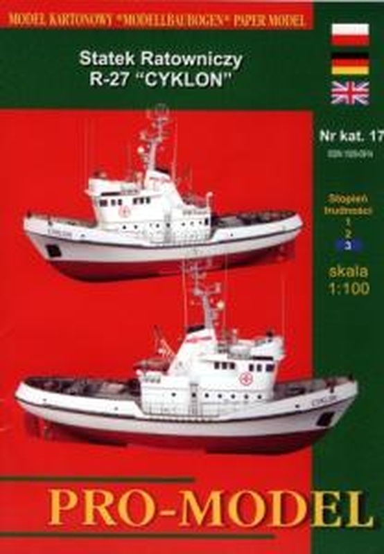 Plan Tugboat R-27 Cyklon - PROM